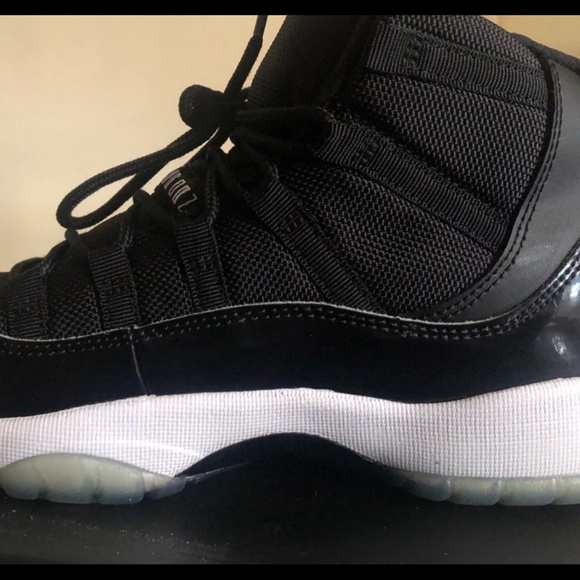 Air Jordan 11 Retro BG Black/Concord White - Picture 5 of 8